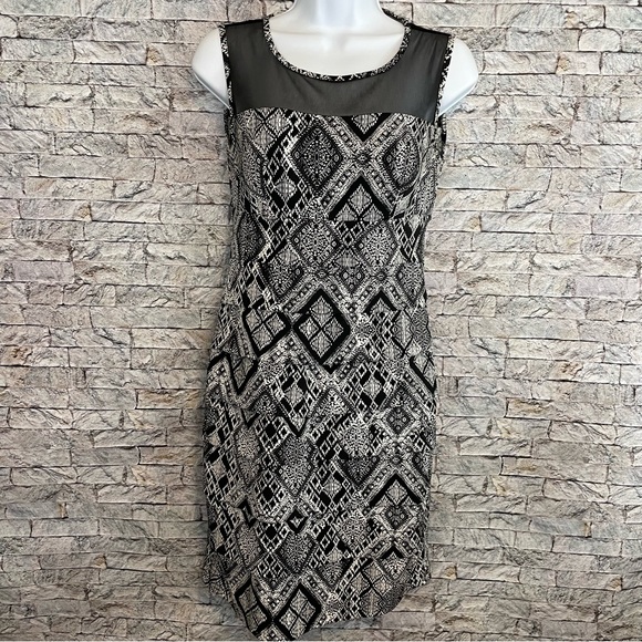 Enfocus studio pleated, layered silhouette dress - Picture 6 of 9